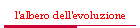 l'albero dell'evoluzione