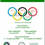 Scarica la locandina delle OLIMPIADI