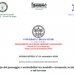 Geologia del paesaggio e sostenibilità: modelli e strumenti in laboratorio e sul terreno