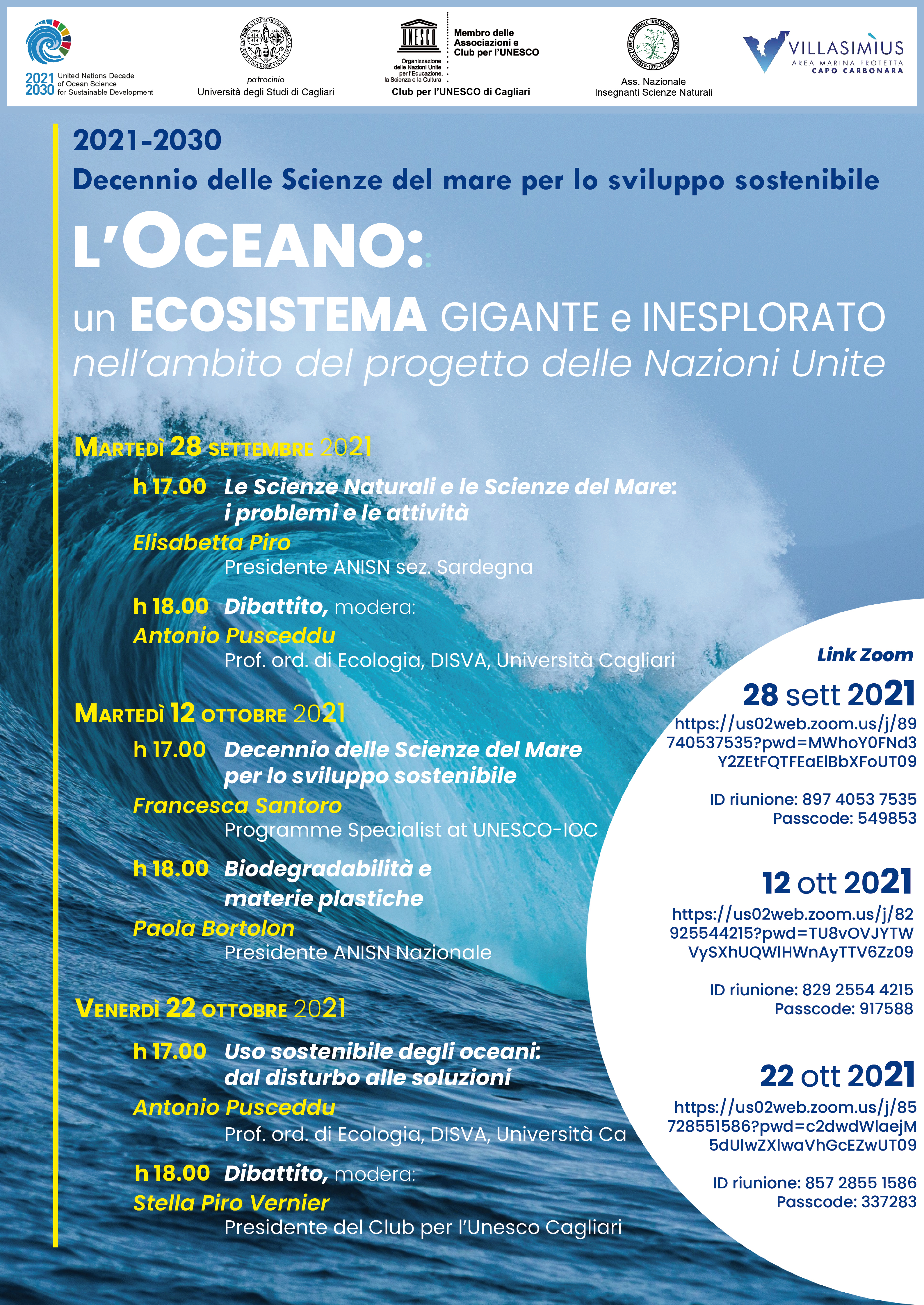 Locandina Decennio del mare