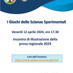 Webinar sui Giochi delle Scienze Sperimentali