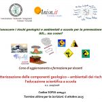 Corso di aggiornamento e formazione sui rischi geologico ambientali